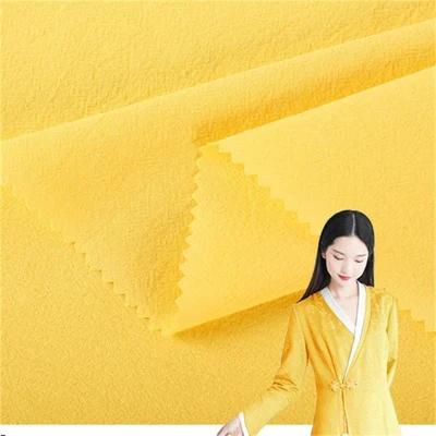 Tessuto Yigao Textile imitazione lino sabbia antirughe tessuto per lavaggio tessuto in puro cotone